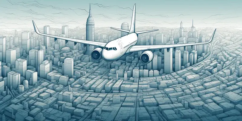 城市规划飞机航线城市卡通背景,插画/手绘图,插画/手绘图库,插画/手绘图下载,插画/手绘